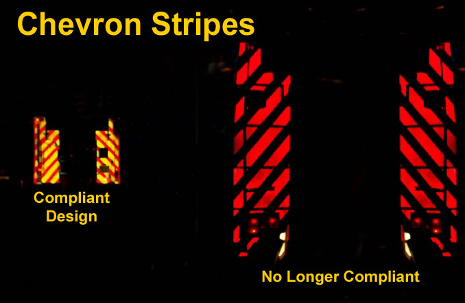 reflective chevron tape