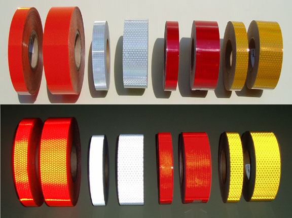 various types of retro reflective tape