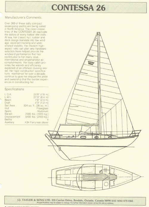 Contessa+26+sailboat