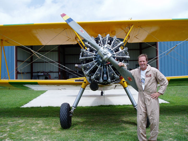 boeing stearman kaydet biplane