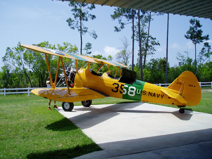 boeing stearman trainer biplane