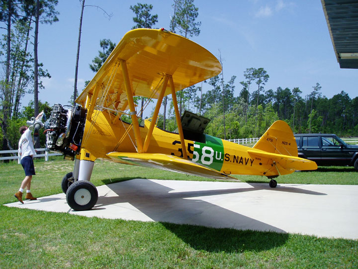 boeing stearman kaydet biplane