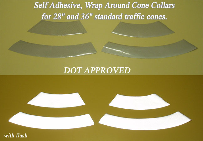 reflective traffic cone collars