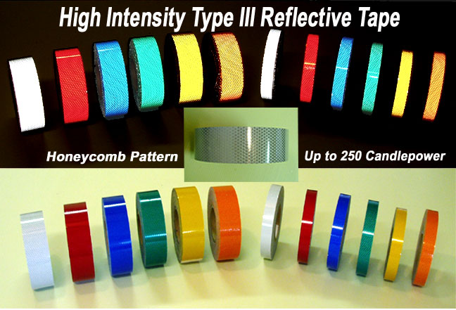 high intensity type 3 reflective tape