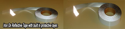 reflective iron on tape
