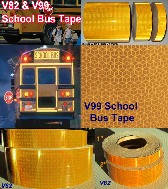 oralite v99 v82 v59 school bus reflective tape