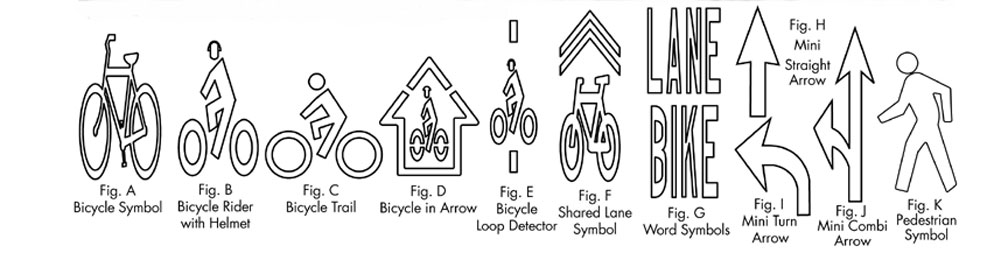 preformed thermoplastic bike lane