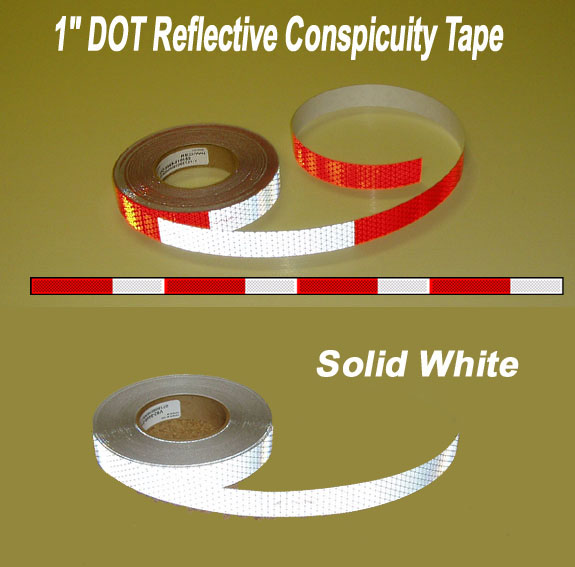 dot tractor trailer tape