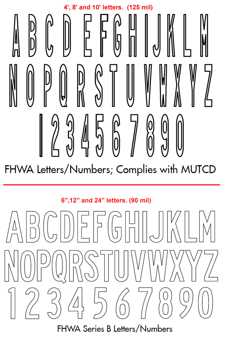 premark preformed thermoplastic letters numbers